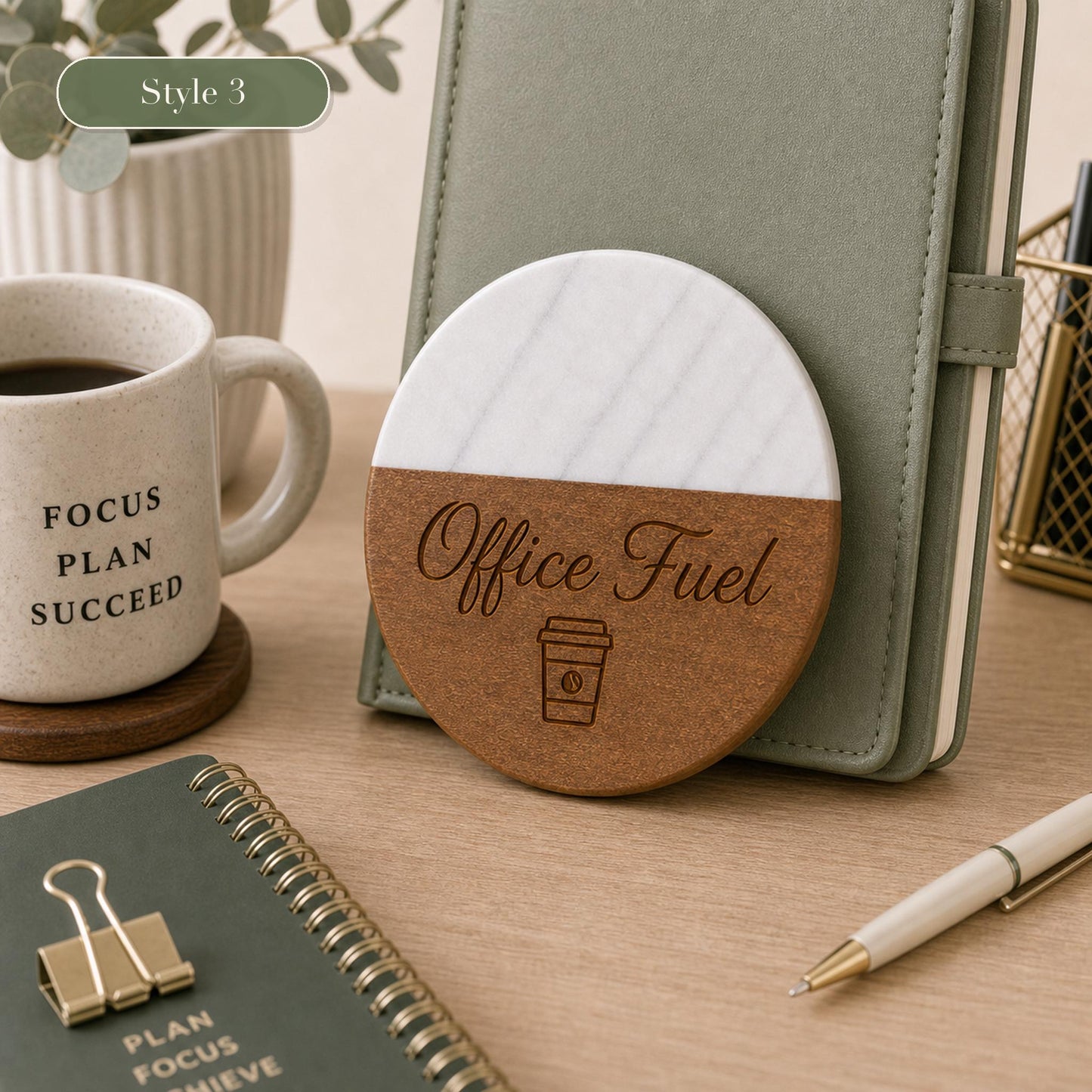 Boss Marble & Wood Coasters product image 7