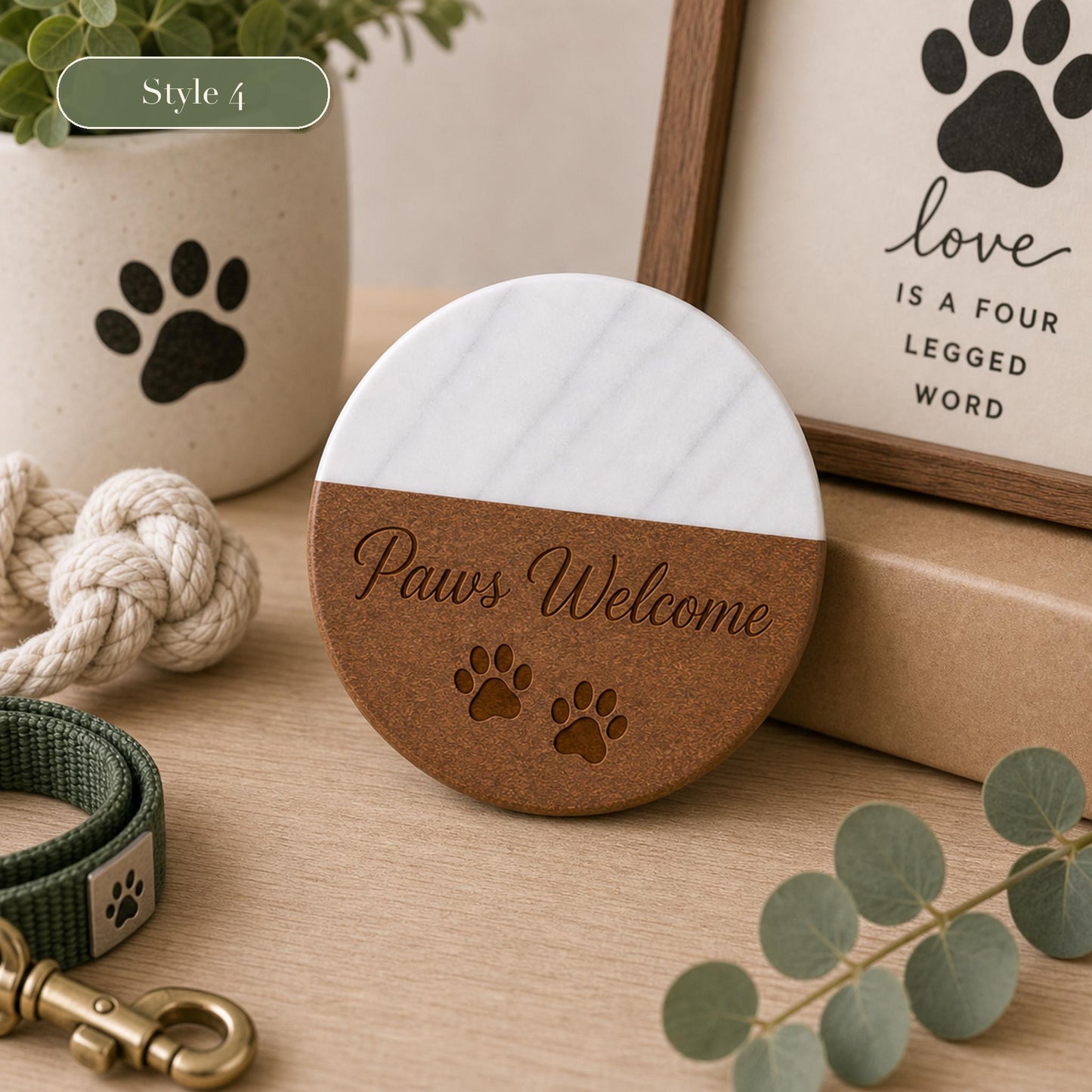 Pet Marble & Wood Coasters product image 8