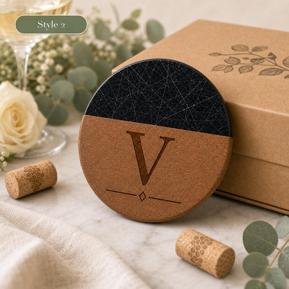 Wine Marble & Wood Coasters product image 6