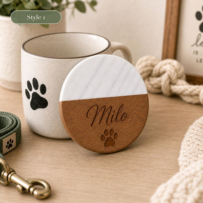 Pet Marble & Wood Coasters product image 5