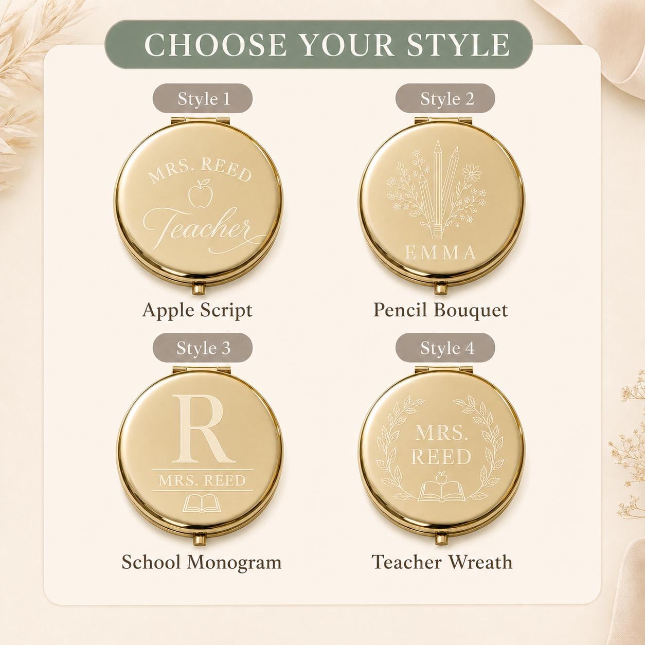 Teacher Compact Mirror