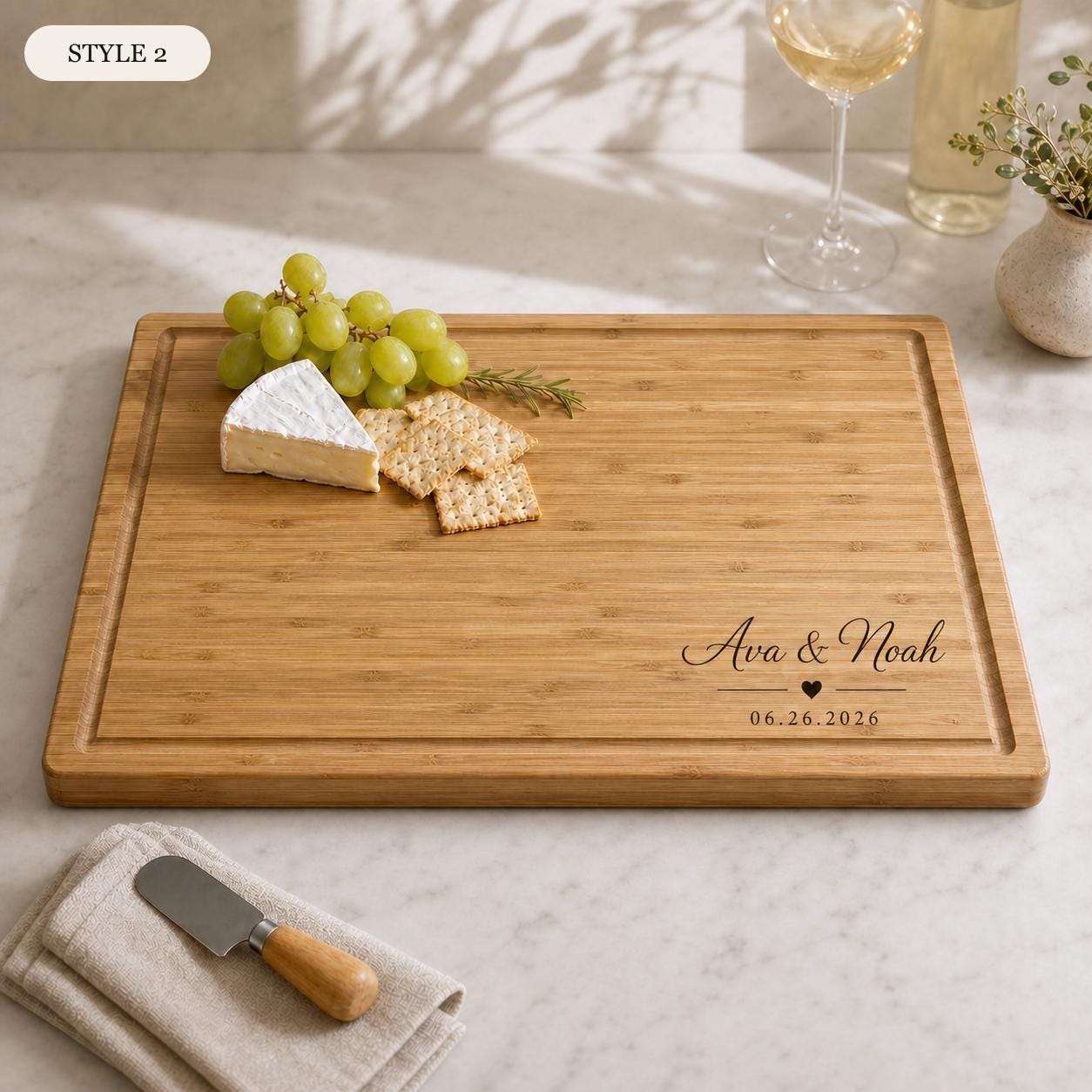 Personalized Bamboo Cutting Board product image 9