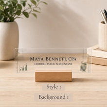 CPA Acrylic Nameplate