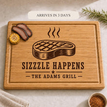 Backyard BBQ Cutting Board