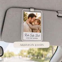 Dad Photo Visor Clip
