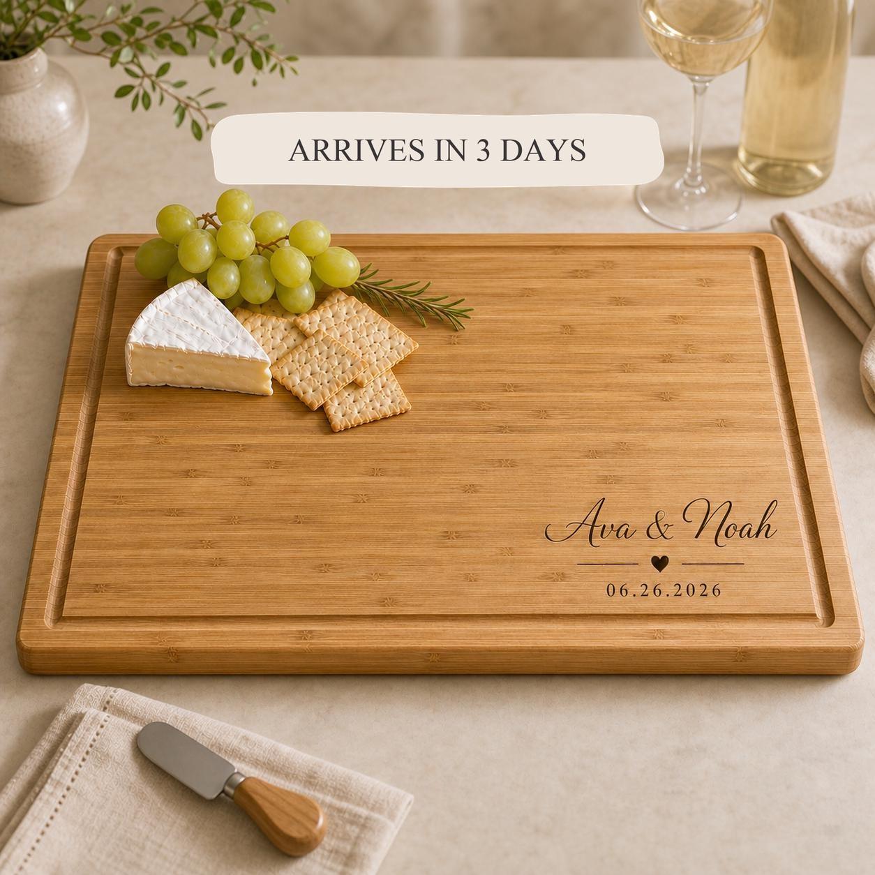Personalized Bamboo Cutting Board