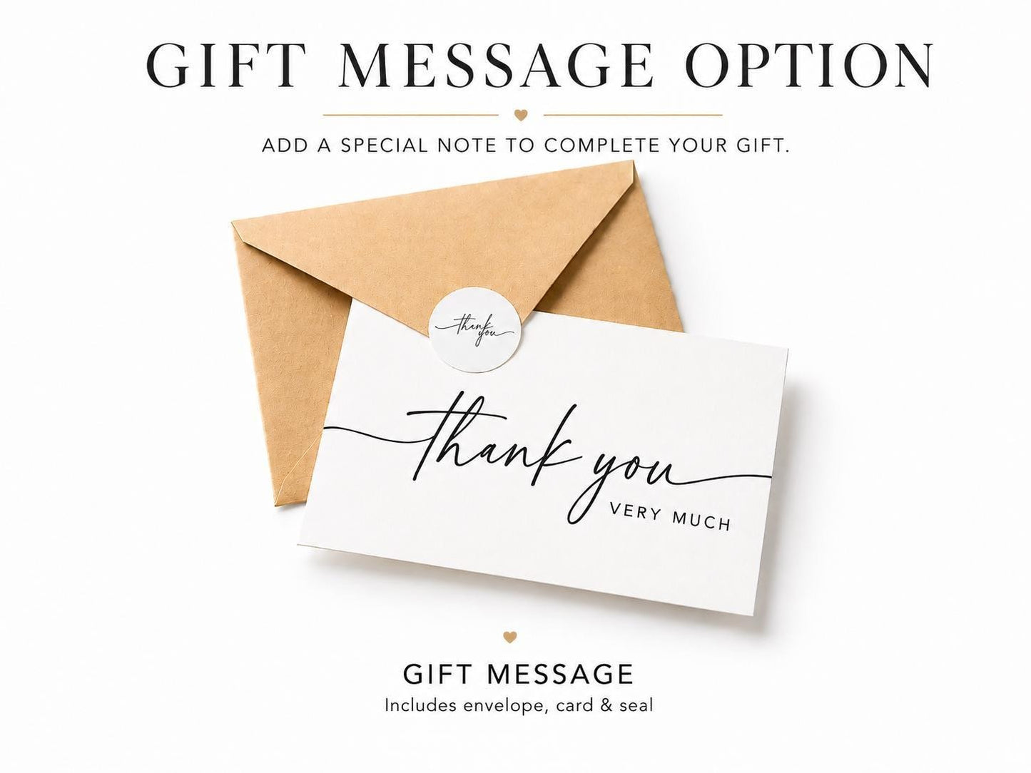 Free printed gift note option for the chiropractor acrylic nameplate