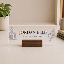Principal Acrylic Nameplate