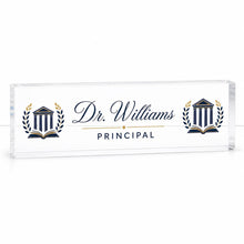 Principal Freestanding Acrylic Nameplate