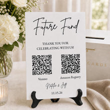 Personalized Future Fund Wedding Sign