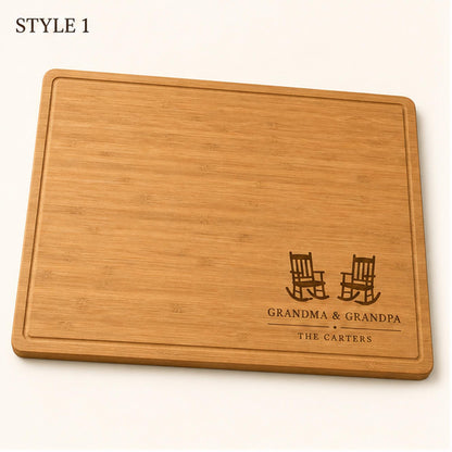 Grandparents Bamboo Cutting Board product image 4