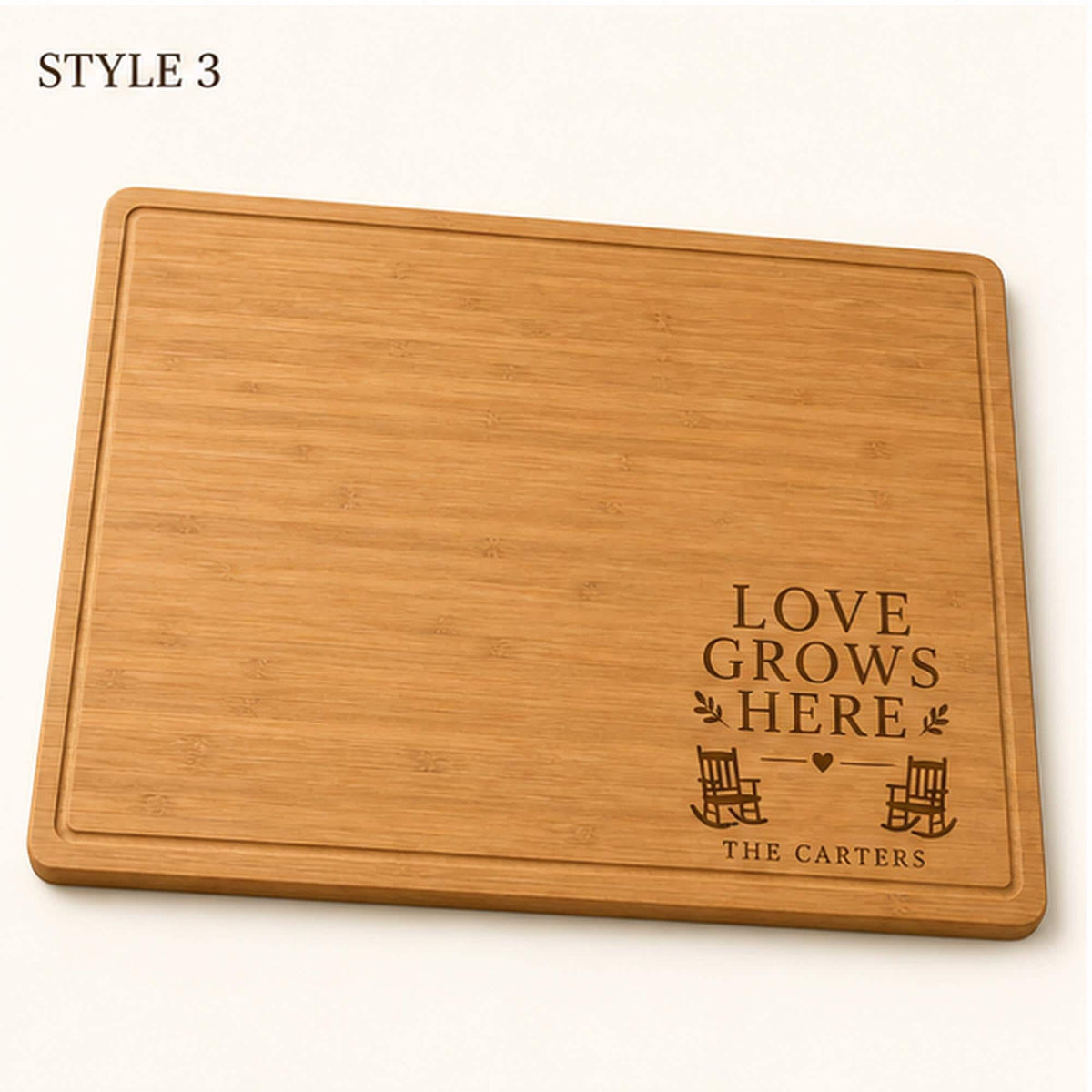 Grandparents Bamboo Cutting Board product image 6