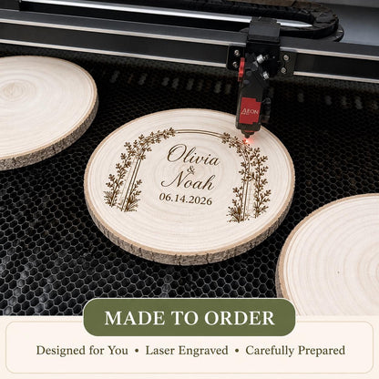 Wedding Wood Slice
