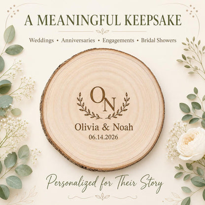 Wedding Wood Slice