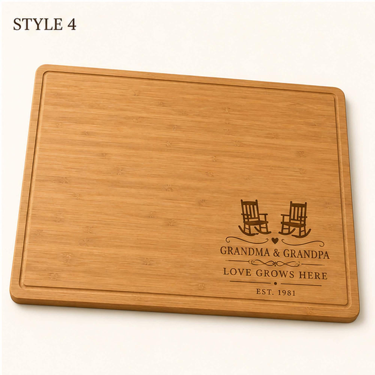 Grandparents Bamboo Cutting Board product image 7