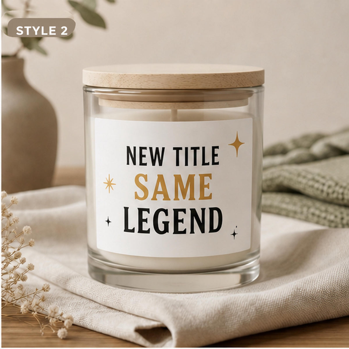 Style 2 New Title Same Legend candle