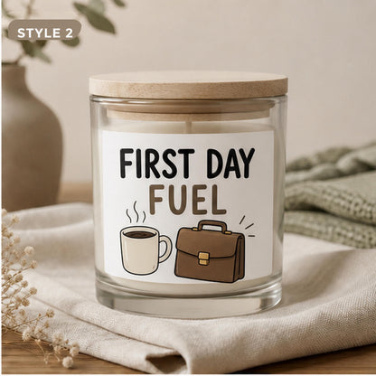 Style 2 First Day Fuel candle