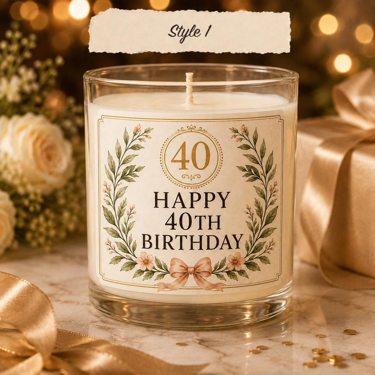 40th Birthday — Style 1