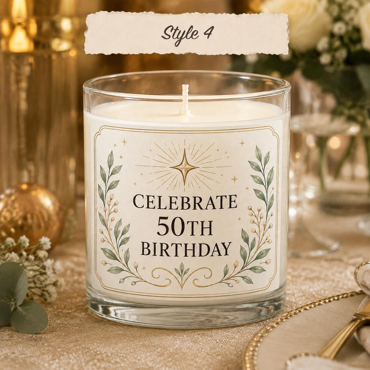 50th Birthday — Style 4
