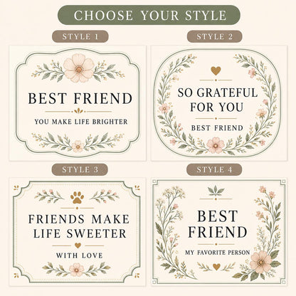 Best-Friend Appreciation Candle — style picker