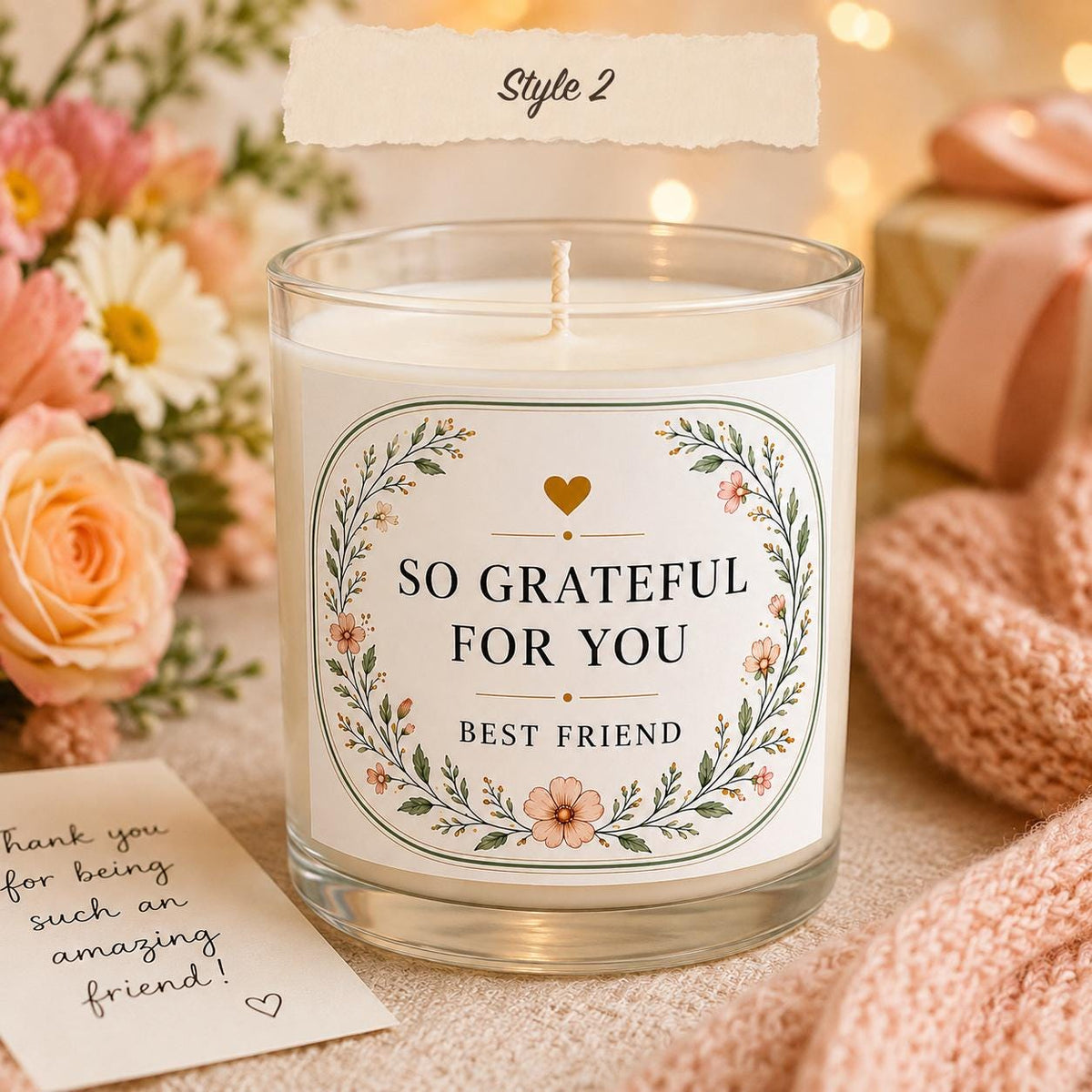 Best-Friend Appreciation Candle — Style 2