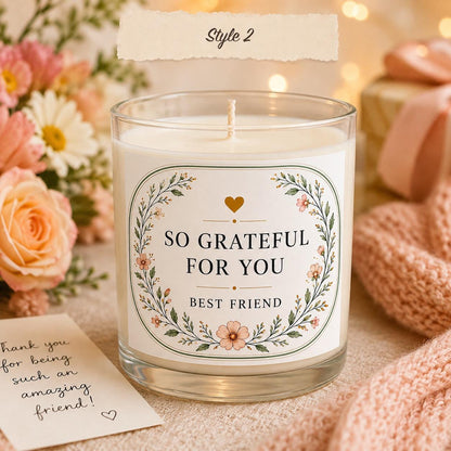 Best-Friend Appreciation Candle — Style 2