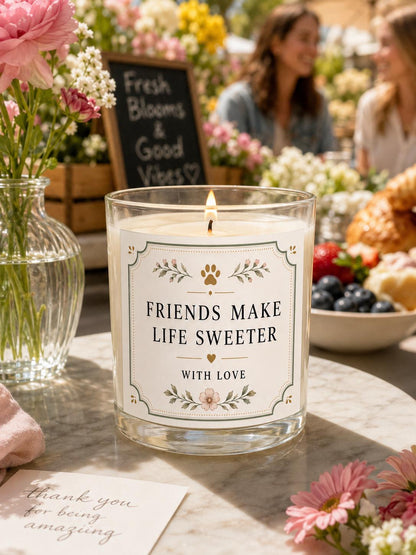Best-Friend Appreciation Candle — staged image 3