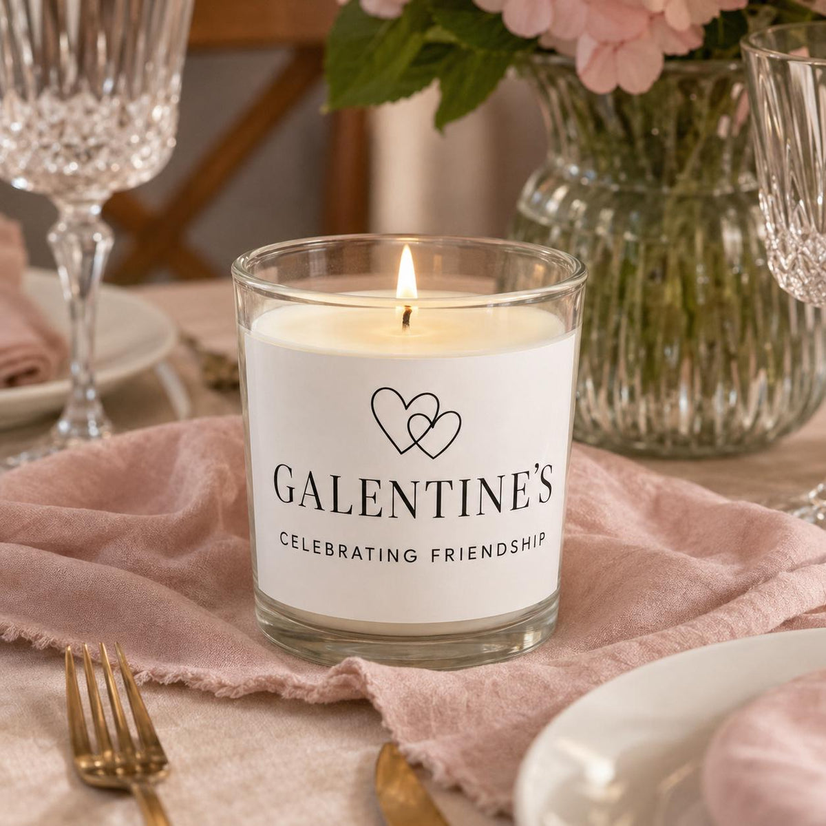 Galentine’s Day best-friend candle — staged image 3