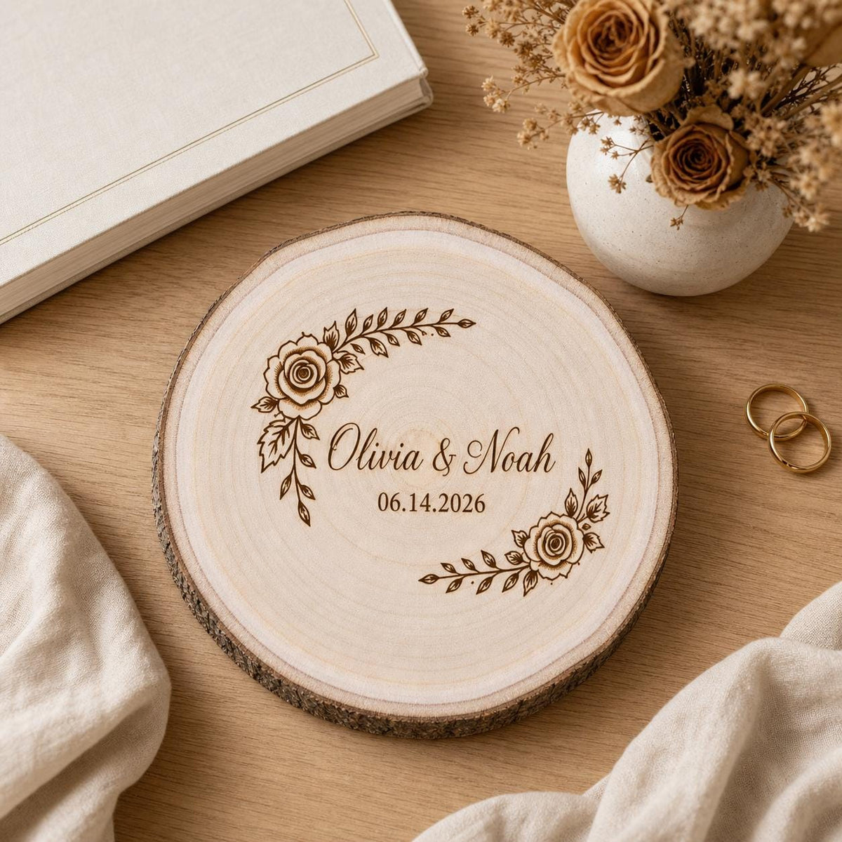 Wedding Wood Slice