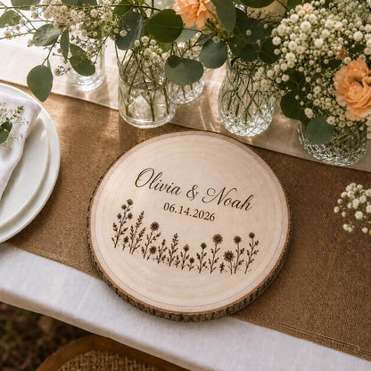 Wedding Wood Slice