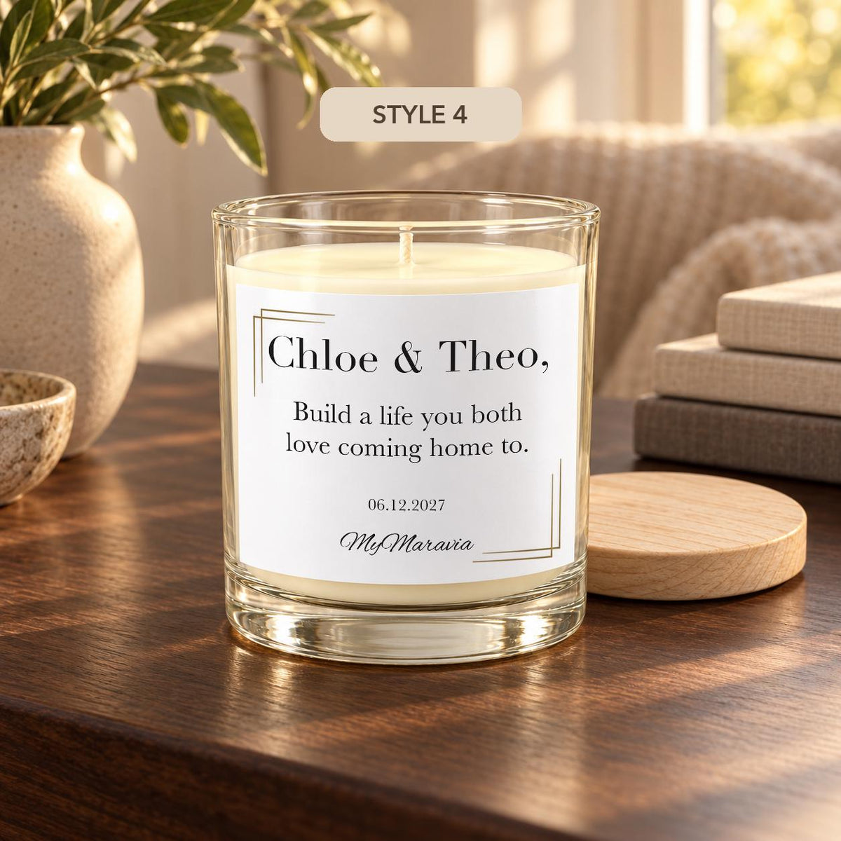 Newlywed Candle Gift