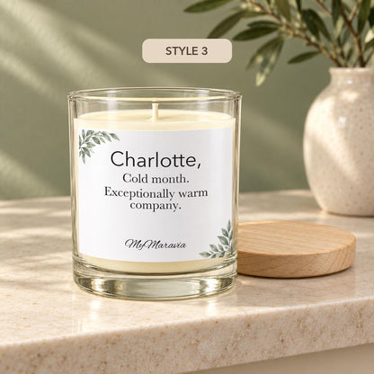 January Birthday Candle
