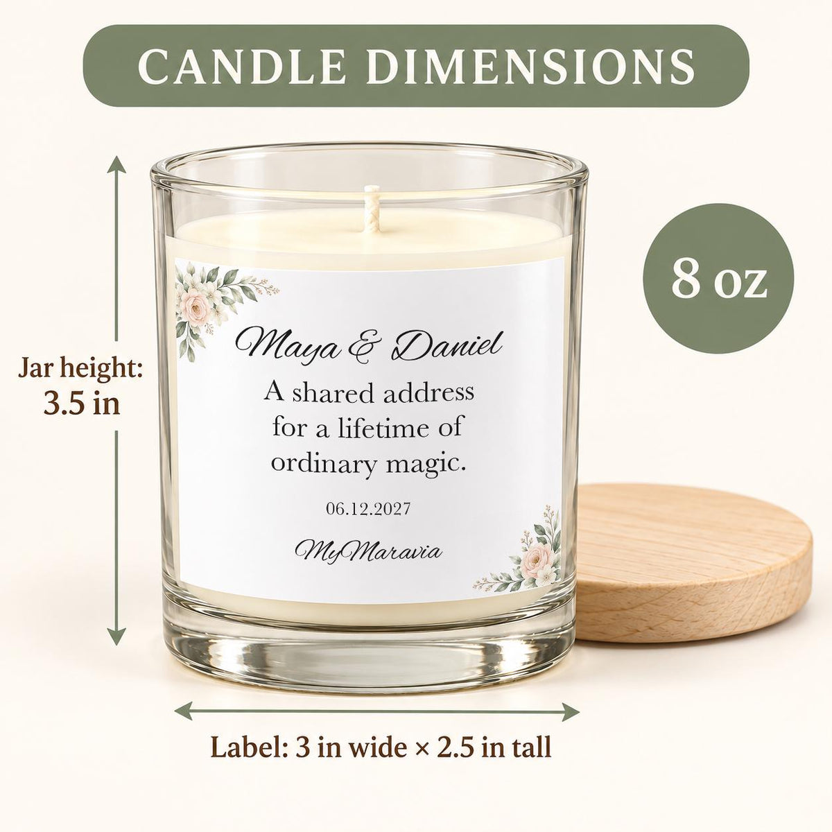 Newlywed Candle Gift