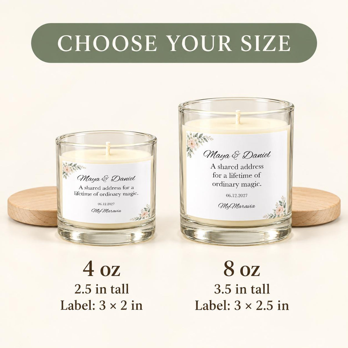 Newlywed Candle Gift
