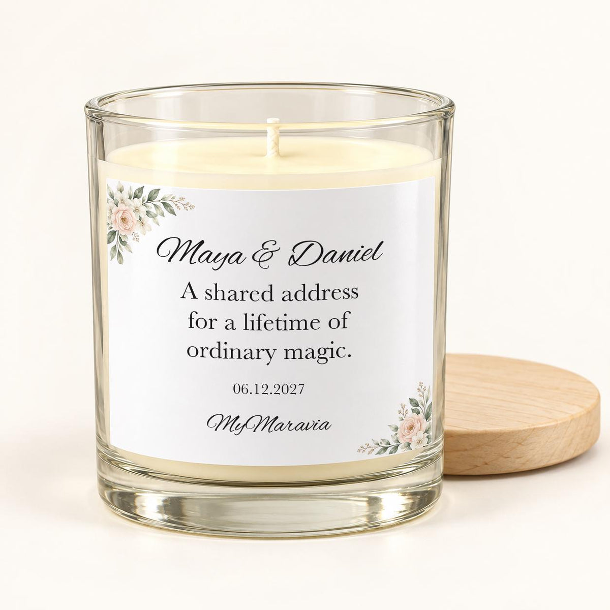 Newlywed Candle Gift