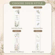 Personalized Acrylic Wedding Bookmark Favors
