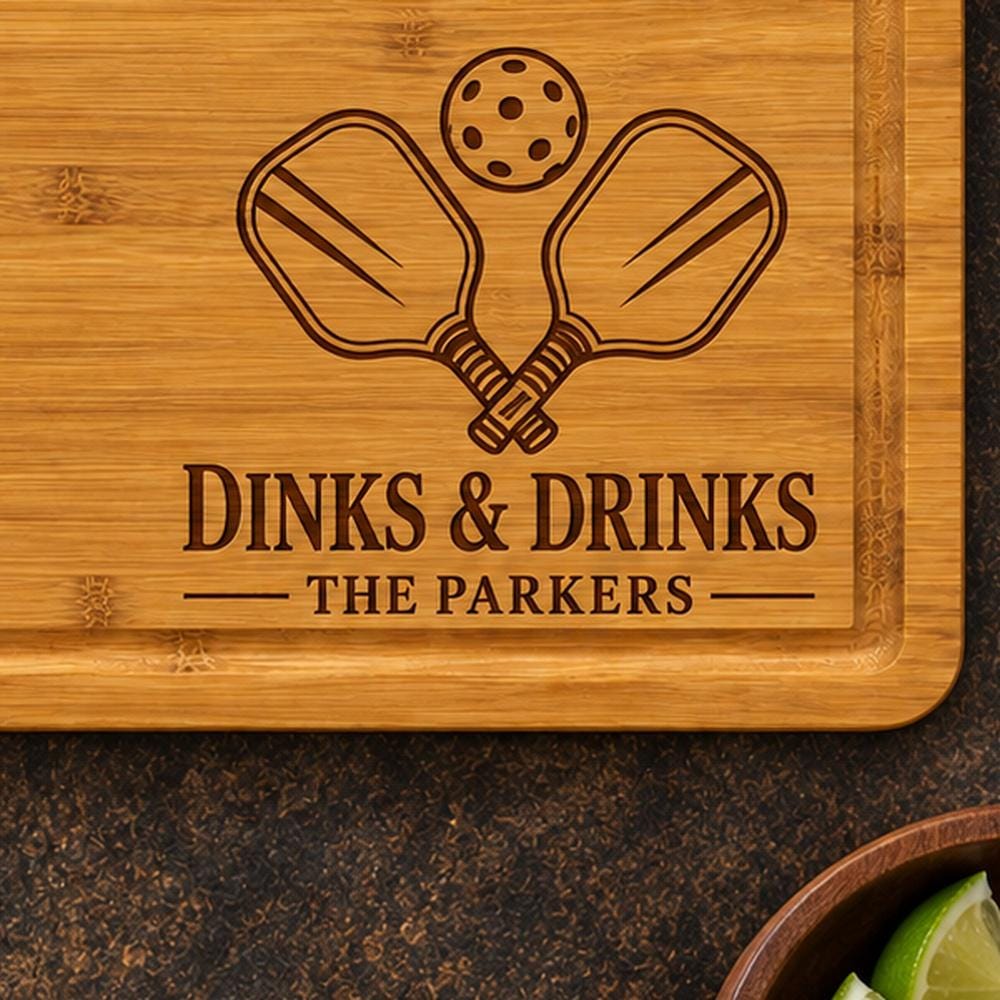 Pickleball Gathering Cutting Board product image 3