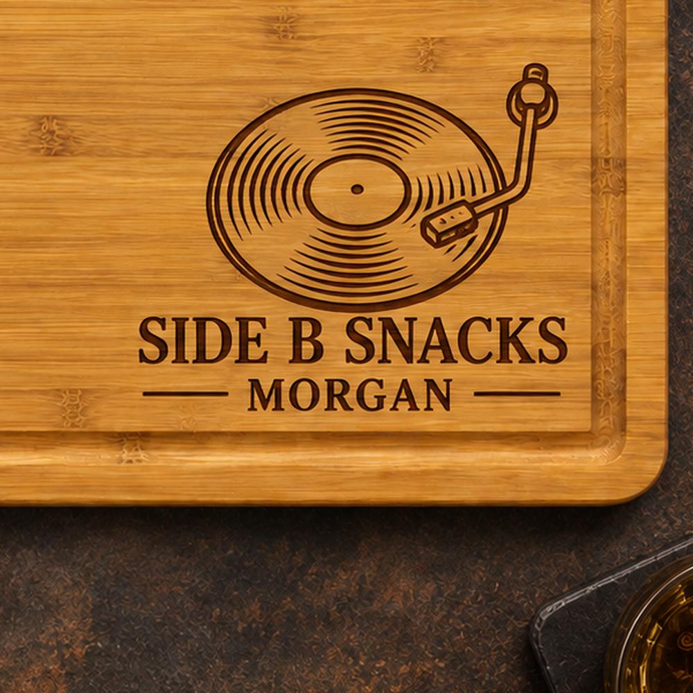 Vinyl Listening Night Cutting Board product image 3