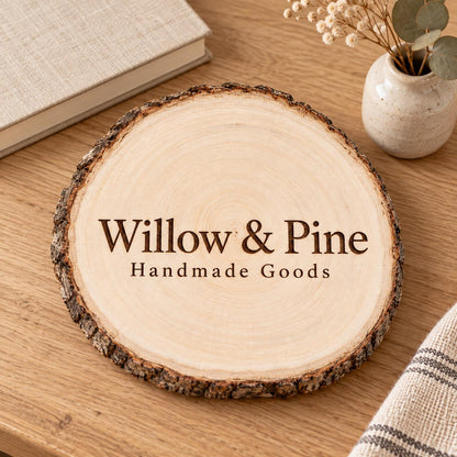 Small Business personalized wood sign: book lifestyle