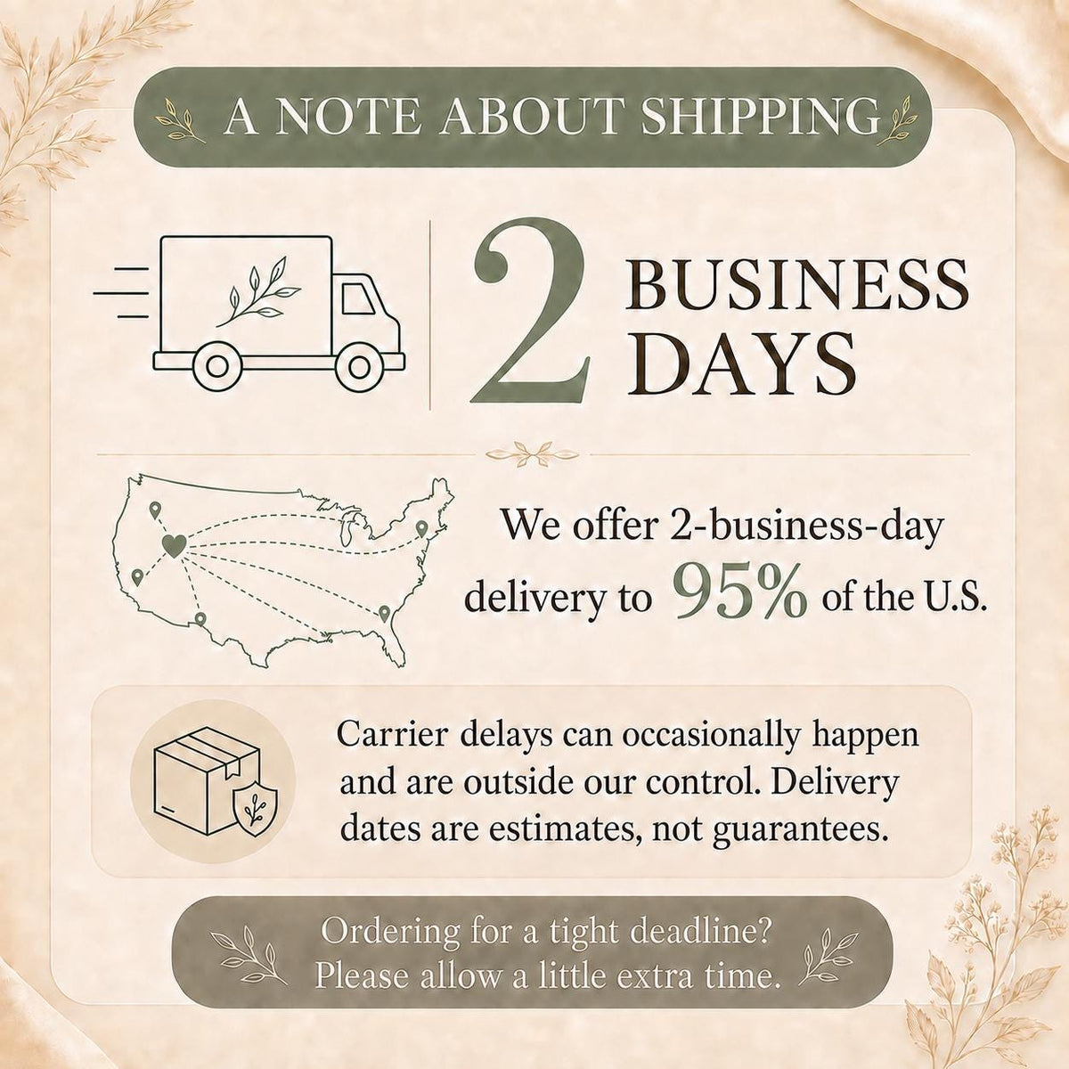 Business Anniversary personalized engraved wood slice. Delivery information.