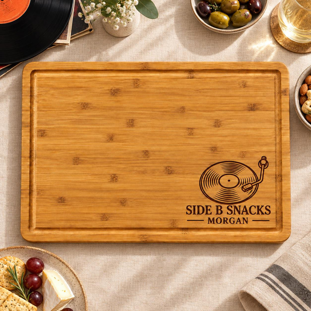Vinyl Listening Night Cutting Board product image 6