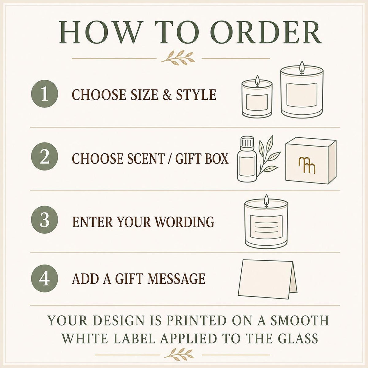 How to order a personalized school administrator candle