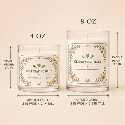 Baby Shower — 8oz/4oz comparison