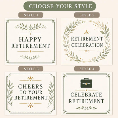 Retirement — style picker