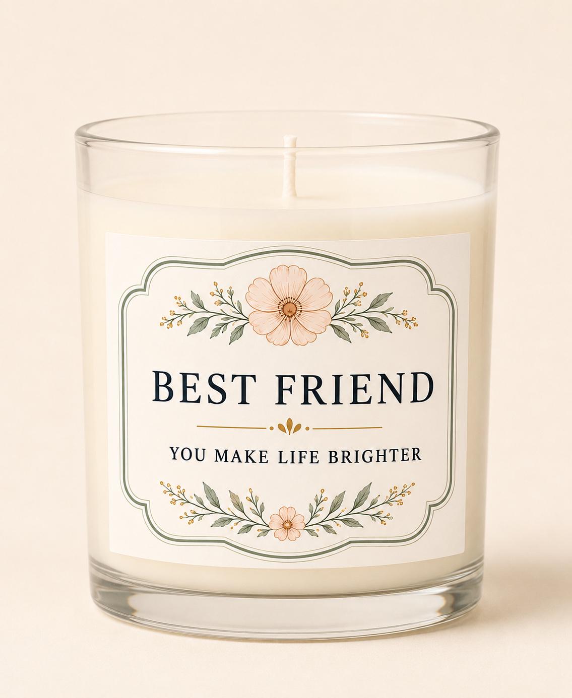 Best-Friend Appreciation Candle — buyable catalog