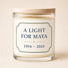Memorial Candle
