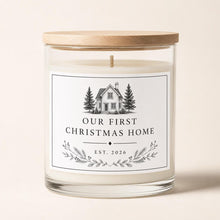 First Christmas in Our New Home Candle