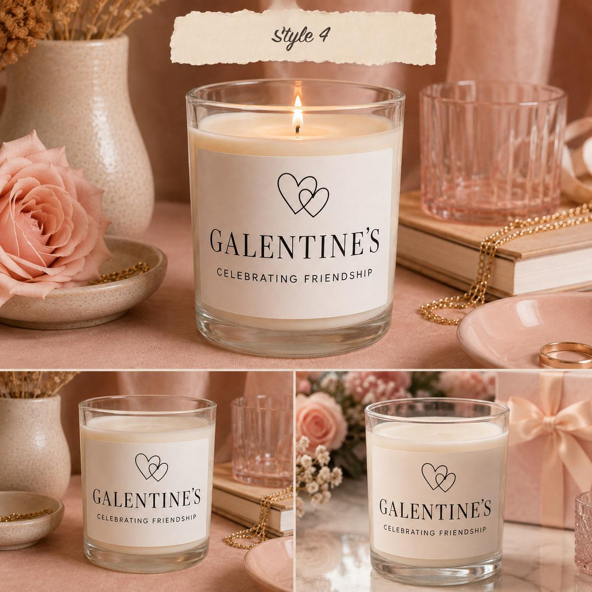 Galentine’s Day best-friend candle — Style 4