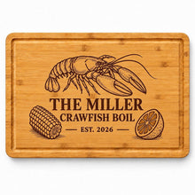 Crawfish Boil Cutting Board