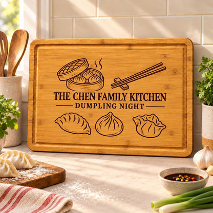 Dumpling Kitchen Cutting Board product image 5